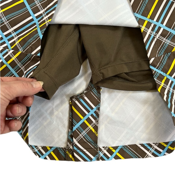 Jofit Signature Plaid‎ Performance Golf Skort Size: 8 - Picture 12 of 16